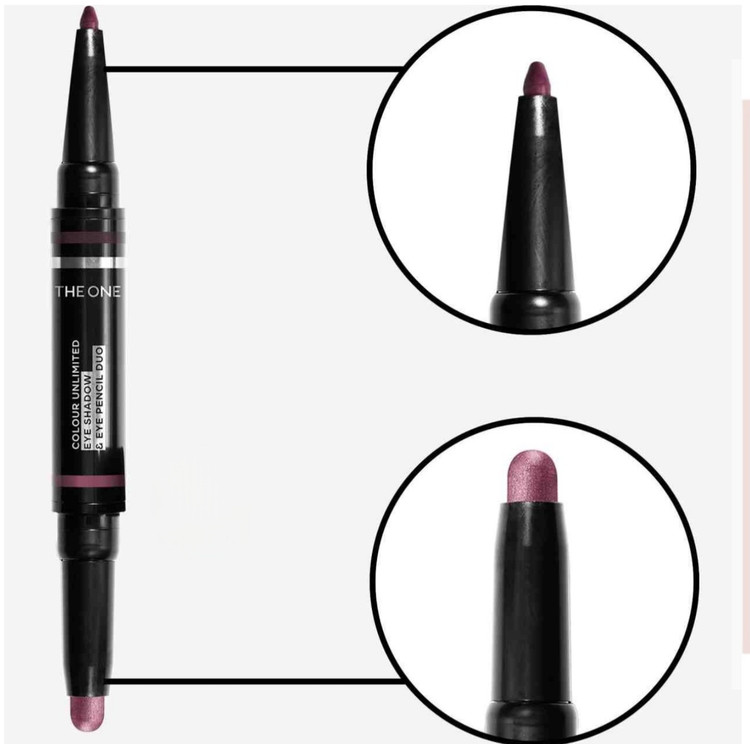 سایه چشم و خط چشم دو کاره ضد آب دوان شماره 43350 رنگ Sunset Rose
